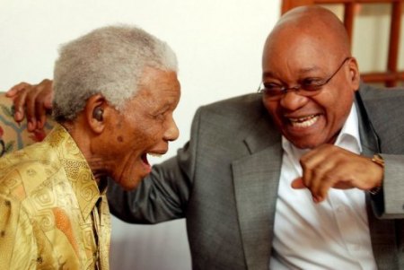 Nelson Mandela et Jacb Zuma